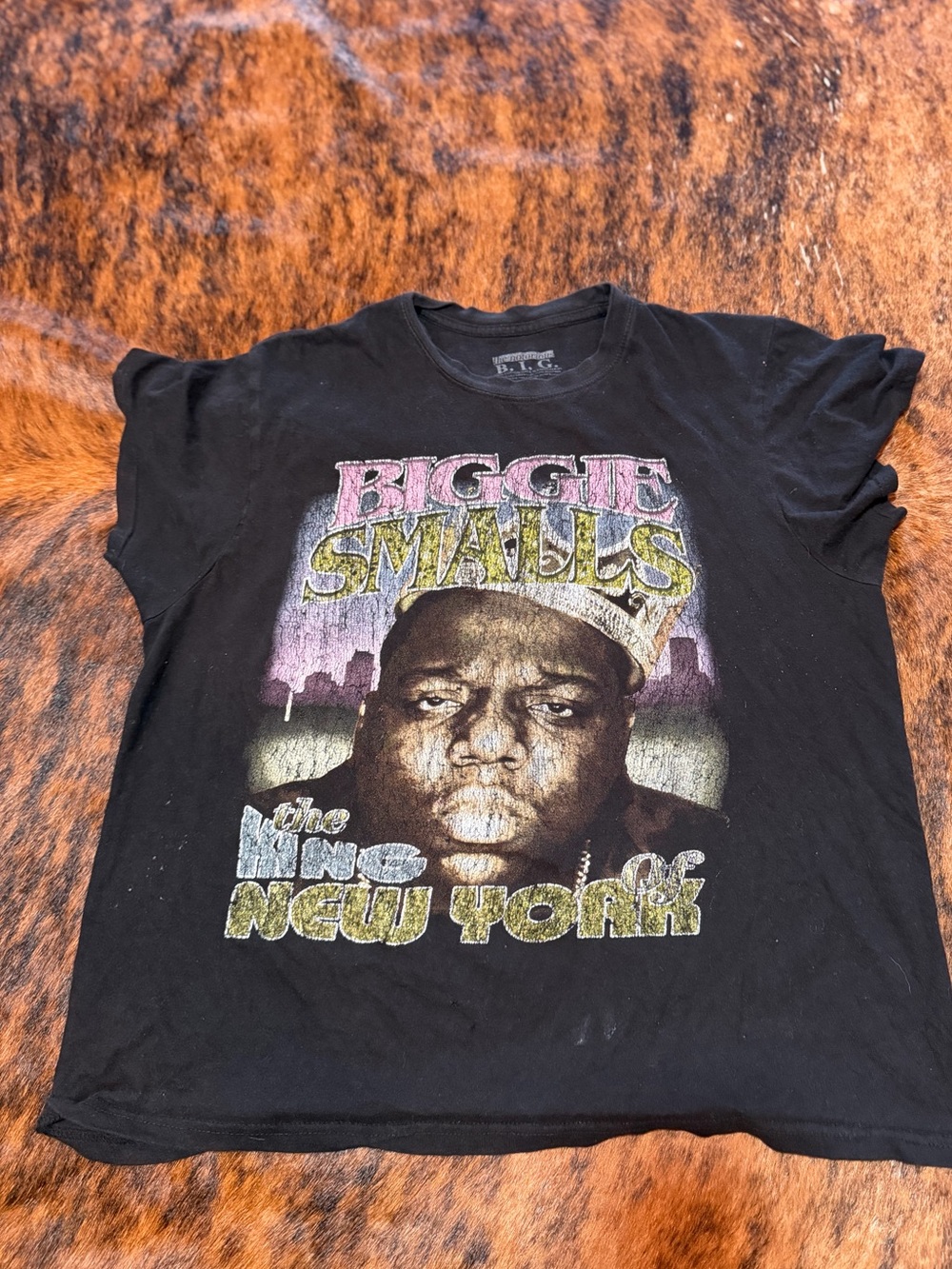 Notorious BIg Biggie Smalls King Of New York Shirt  Large It Was All A Dream Rap